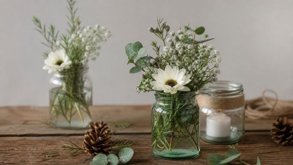 Centres de table à faire soi-même : idées simples et efficaces