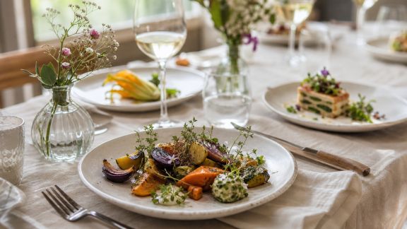Menus de mariage végétariens : idées gourmandes et créatives
